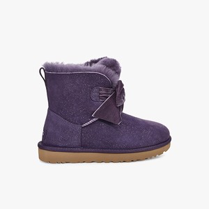 Ugg Gita Twinkle Bow Mini Klassiska Stövlar Dam Lila (468723ORJ)